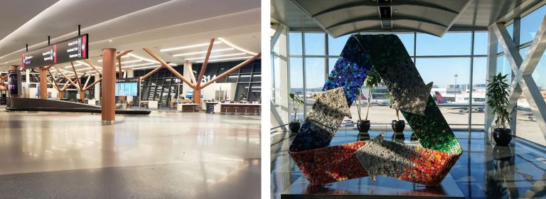 LOGAN AIRPORT INTERNATIONAL ARRIVALS TERMINAL visual data 2