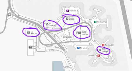 Parking At Logan Airport Map And Prices Long And Short Term   Central Parking At Logan Airport 450x243 