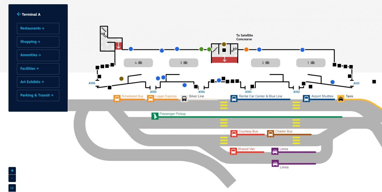 Terminal A Logan airport Boston Logan International Airport