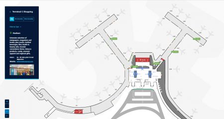 Terminal C Logan airport terminal map BOS